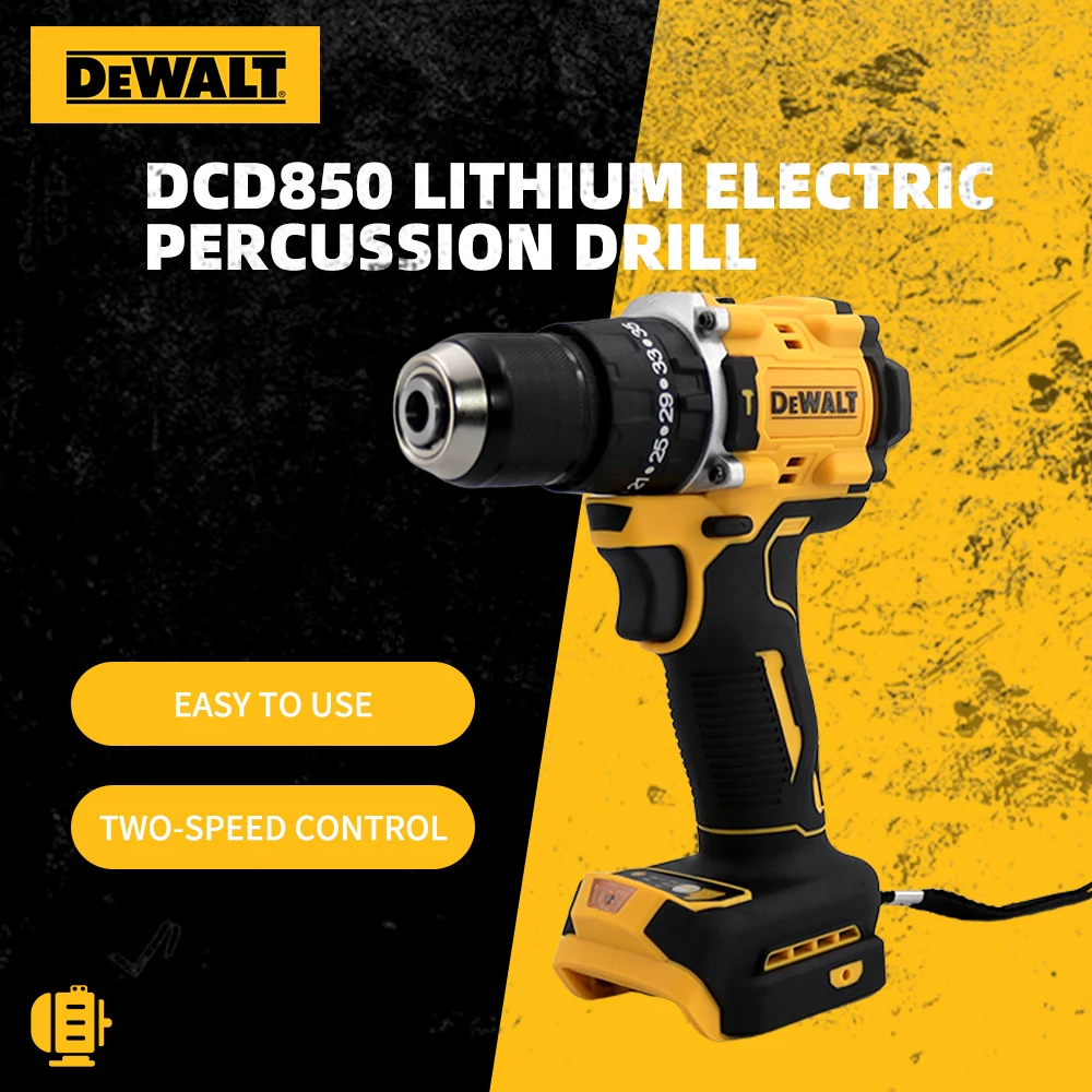 DEWALT DCD80518v Lithium battery Ultra-high torque brushless compact percussion drill Easy to operate variable speed power tools