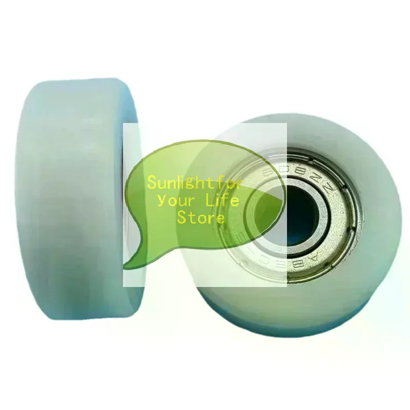 ГОРЯЧО-Надежный-подшипник-608zz-8-32-12-мм-изготовленный-из-pom-нейлона-с-прорезиненным-внешним-покрытием-гладкий-плоский-роликовый-шкив