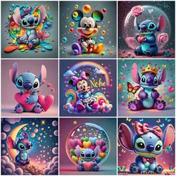 Disney Diamond Embroidery Cartoon Mickey Mouse 5D Diamond Painting Lilo Stitch Full Kits Mosaic Minnie Valentines Day Gift