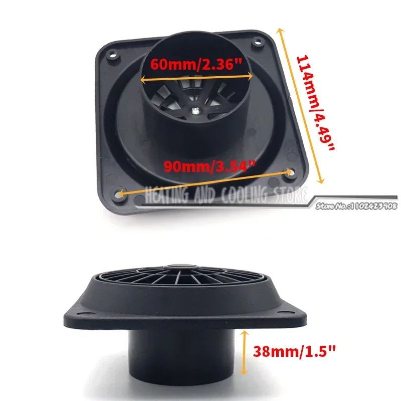 

60 мм 75 мм 90 мм воздуховод, теплое вентиляционное отверстие для Eberspacher Propex, дизельный обогреватель для Webasto, автомобиля, грузовика, кемпера, фургона