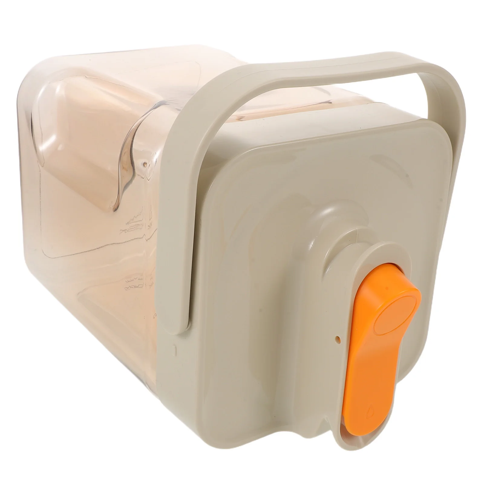 

Large Capacity Cold Brew Pot Drink Fridge Dispenser Household Beige Pp Tea Container