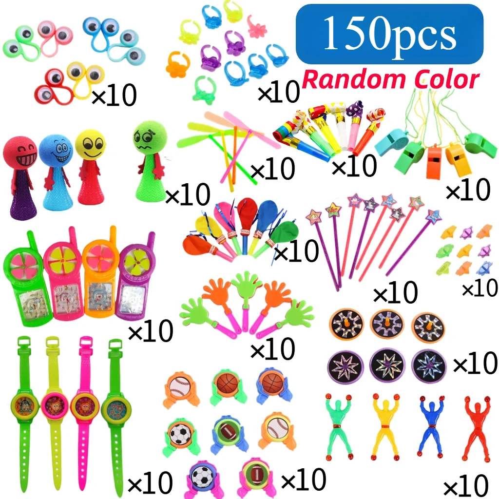 40-150 Pcs Kids Birthday Party Favors Pinata Guest Gift Assortment Giveaway Pinata Stuffed Bulk Kids Toys Gifts