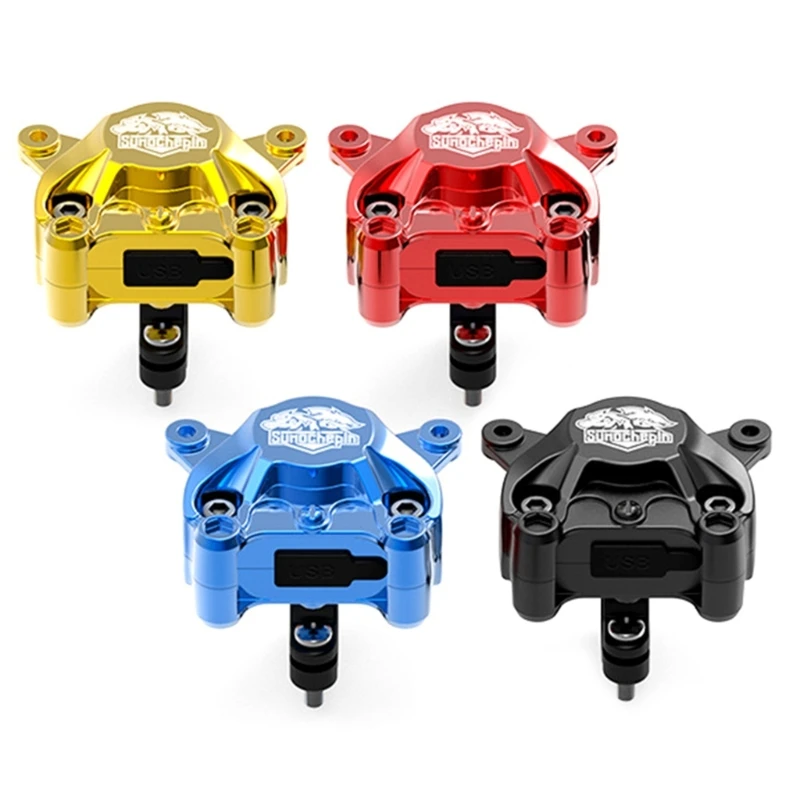 Kits conversão USB versáteis, solução carregamento USB à prova d'água à prova poeira, adaptador USB para motocicleta,