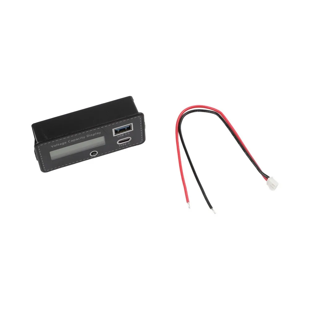 LCD Voltage Display Battery Capacity Indicator Energy Management Built-in Safety Features Easy Snap Installation