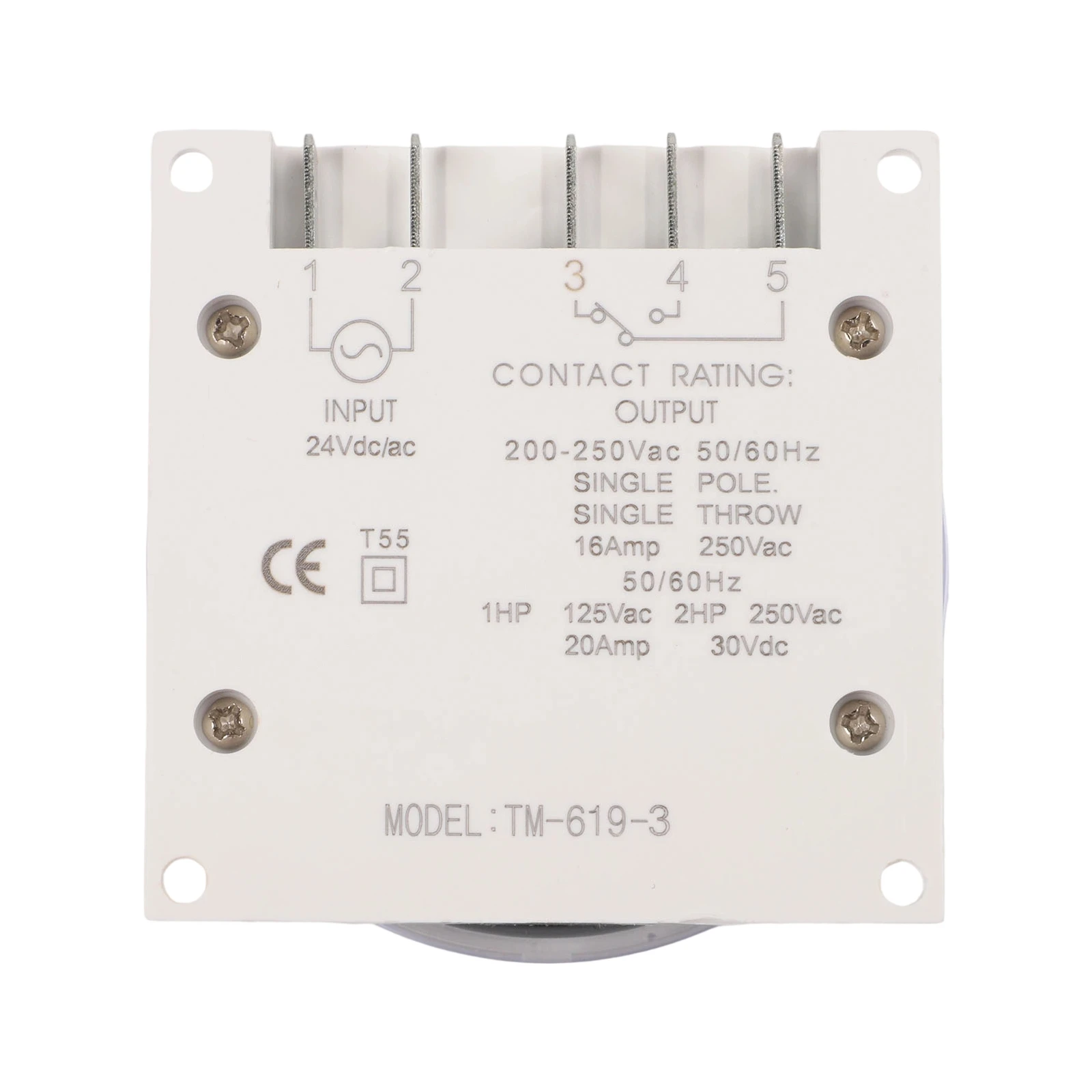 TM619 Digital Timer Switch 7-Day Programmable Time Controller LCD Weekly Cyclic Relay 16A On/Off Programs With LED Display Panel