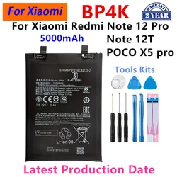 2025 years Brand New BP4K 5000mAh For Xiaomi Redmi Note 12 Pro / Note 12T/ poco X5 pro Phone Replacement Batteries
