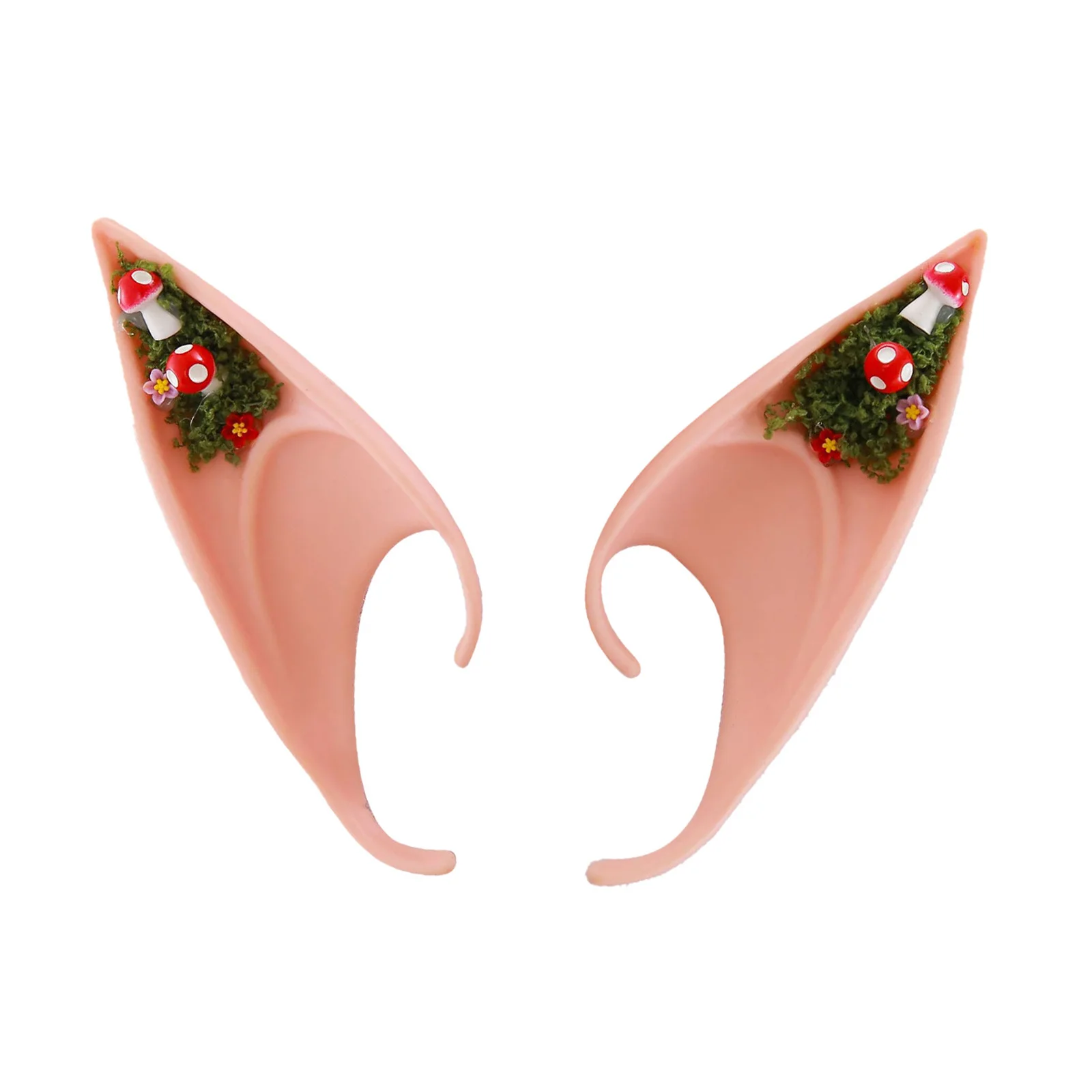 

Carnivals Elf Ears Mushroom Decorative Fairy Angel Ears for Adult Kids Masquerade Halloween Fairy Cosplay Costume Accessories