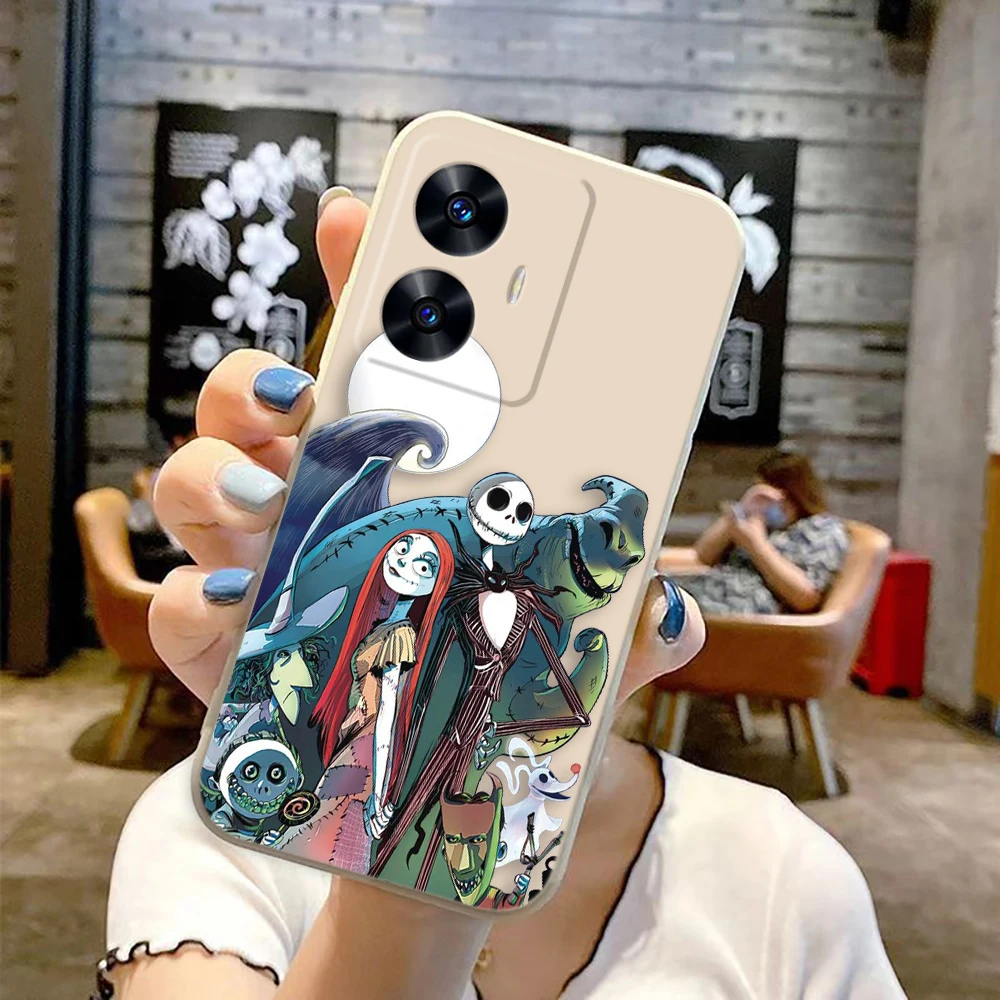 Movie The Nightmare Before Christmas Phone Case For Realme C65 C63 C53 C35 C55 C33 C30 C21Y C20 C12 C11 GT 2 NARAO 20 30 50 Case