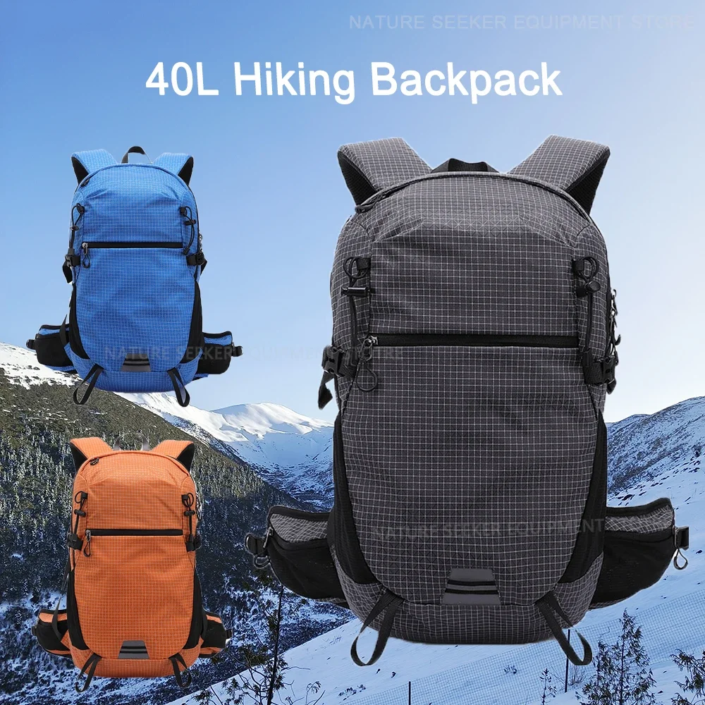 

40L hiking backpack, backpack for outdoor camping, climbing backpack, mountain climbing backpack, hiking backpack for men