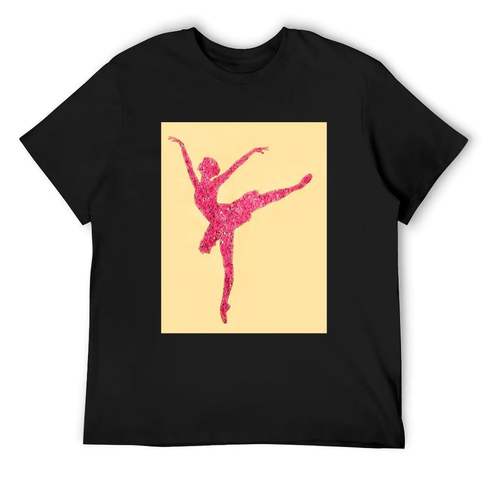 

Цветная абстрактная футболка с балериной, уличная одежда, быстросохнущая летняя рубашка, облегающие футболки для мужчин