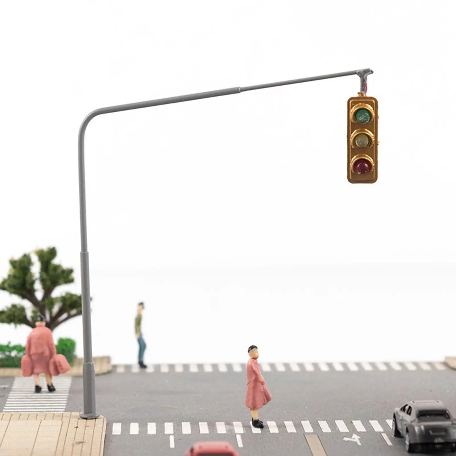 

Mini Traffic Light Toy Traffic Lamp Stop Light Crosswalk for Boys Girls Simple Circuit