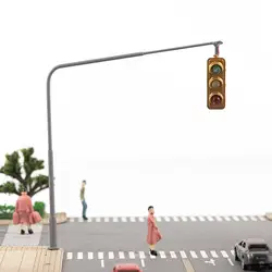 Mini Traffic Light Toy Traffic Lamp Stop Light Crosswalk for Boys Girls Simple Circuit