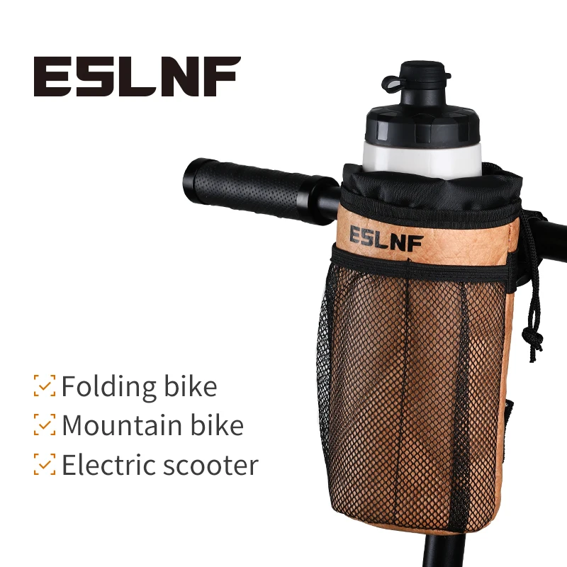 

Reusable Bike Bottle Bag Bicycle Cup Drink Holder Insulated Stem Bicycle Handlebar Water Bottle Bag Bicycle Bag
