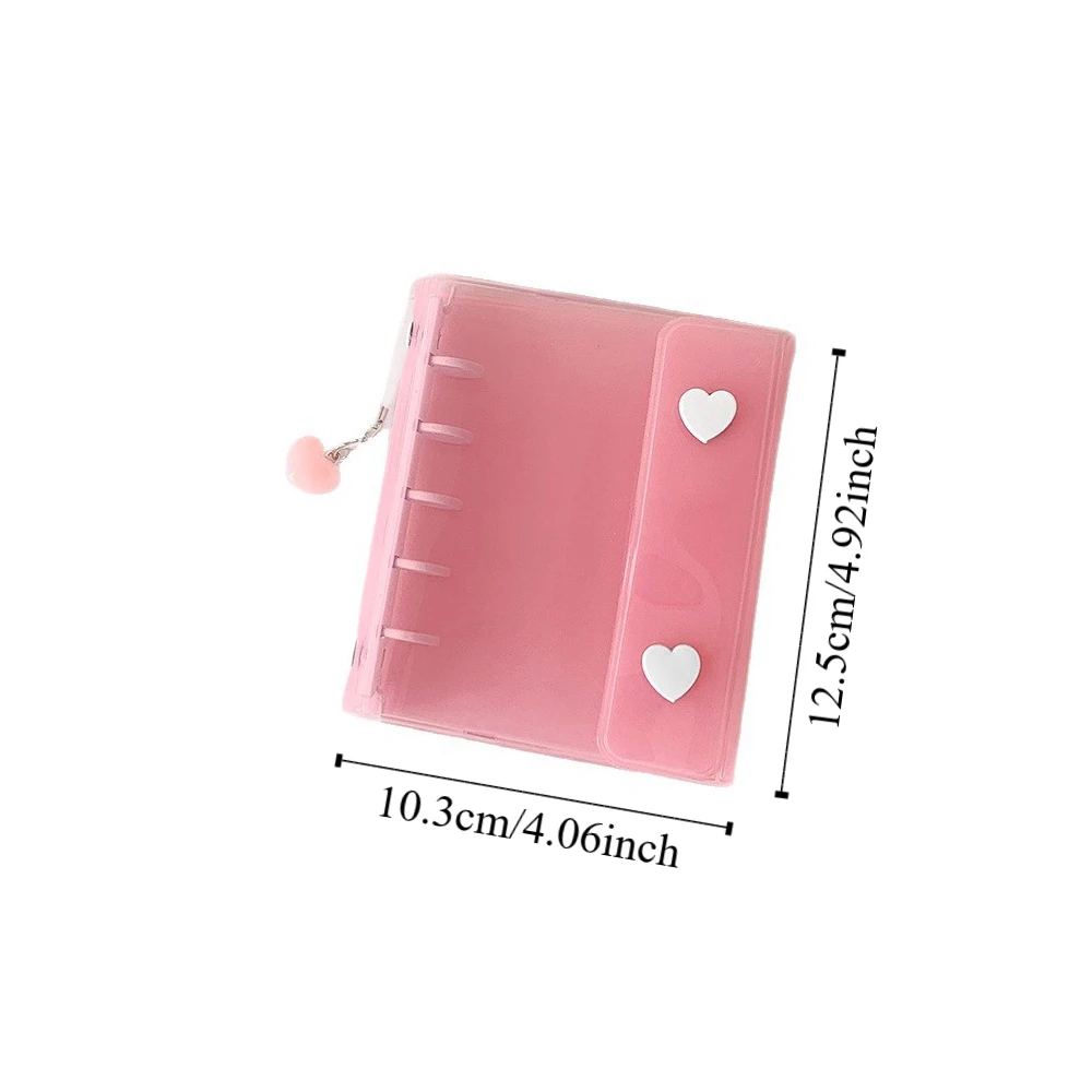 3in ID Photo Korean Photocard Holder Loose-leaf Binder Decoration Idol Card Display Protector Picture PVC Card Cover