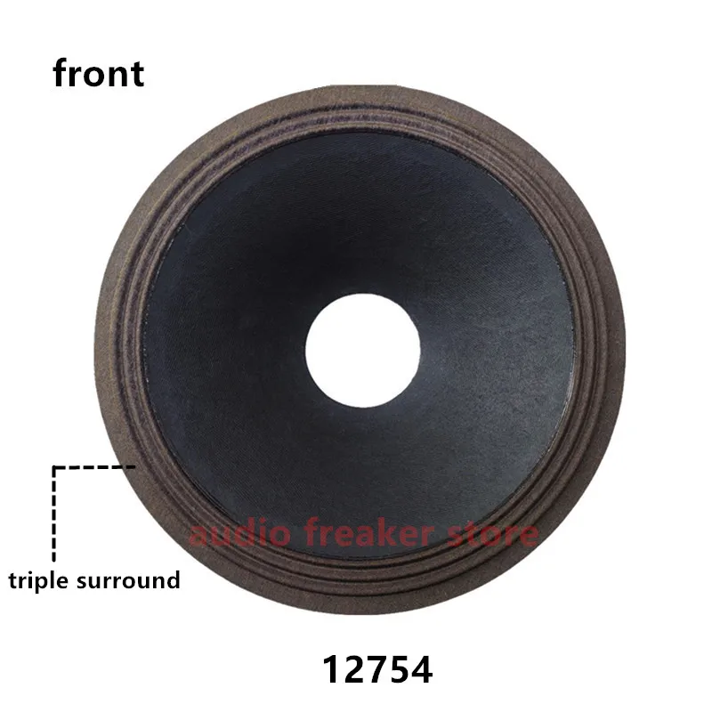 1PC Speaker Woofer Paper Cone 298mm M Shape Cloth Surround Repair Kit Voice Coil 76mm For Home Theater Studio DIY System