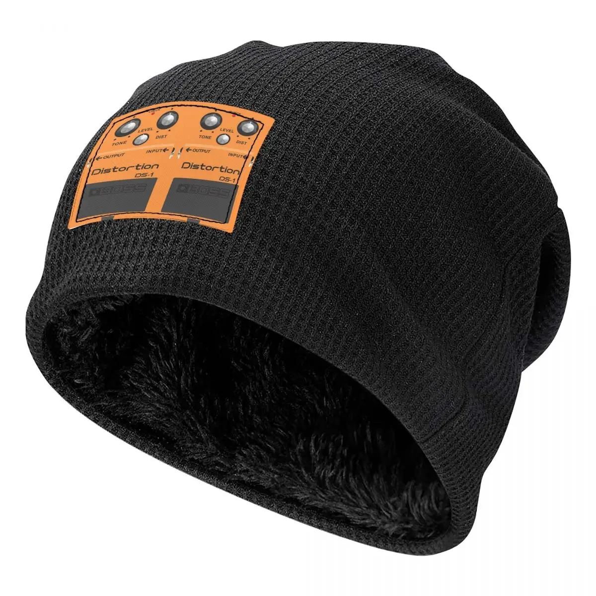 Boss Overdrive Bluesbreaker Guitar Pedal Beanies Caps Fleece-Lined Bonnet Hat Warm Fashion Autumn Winter Outdoor Skullies Hats
