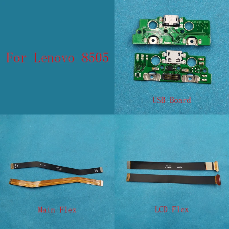 

1pcs LCD Display Screen Main Flex Cable For Lenovo Tab M8 HD TB-8505F TB-8505X 8505 Usb Board Charger Charging Dock Connector