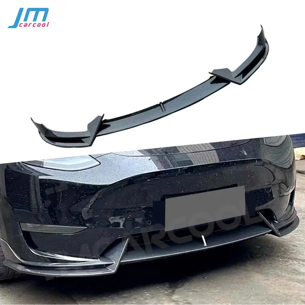 

For Tesla Model 3 2017+ ABS Front Bumper Lip Spoiler Diffuser Chin Lip Spoiler Splitter Protect Cover BodyKit Car Accessories