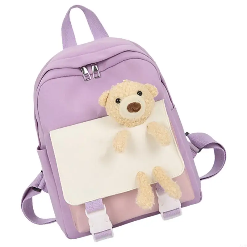 Mochila urso desenho animado a3pe para criança mochila pré -escolar Backpack capacidade Backpack Backpack