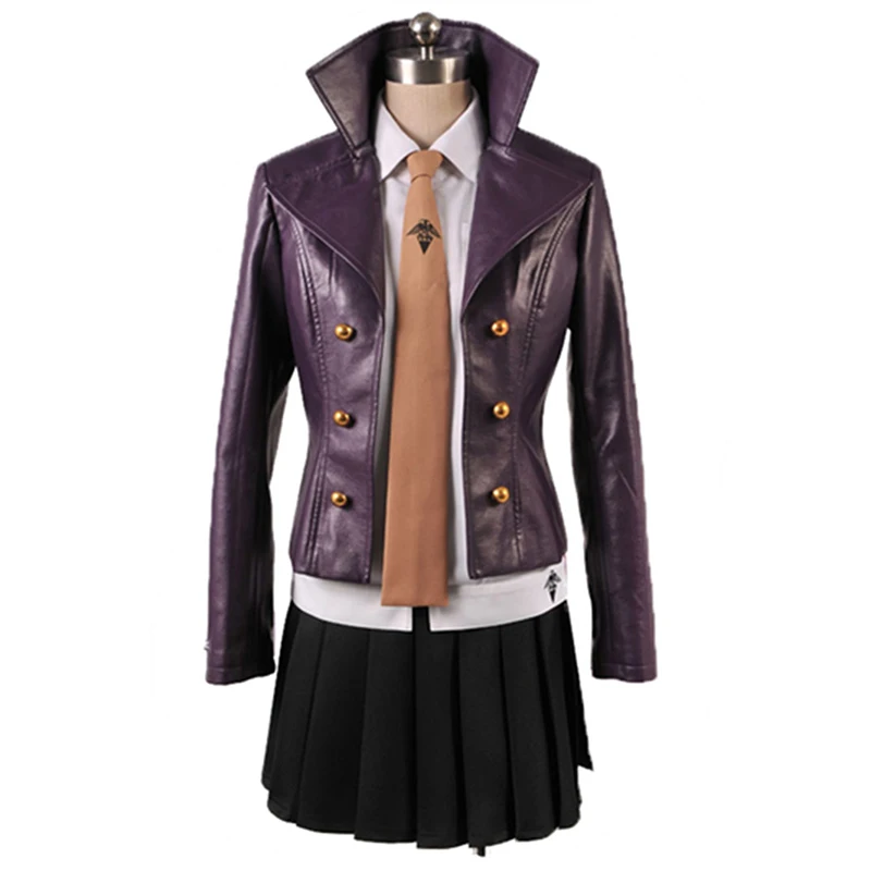 

Anime Danganronpa Kyoko Kirigiri Cosplay Costume Dress Set With Women Halloween