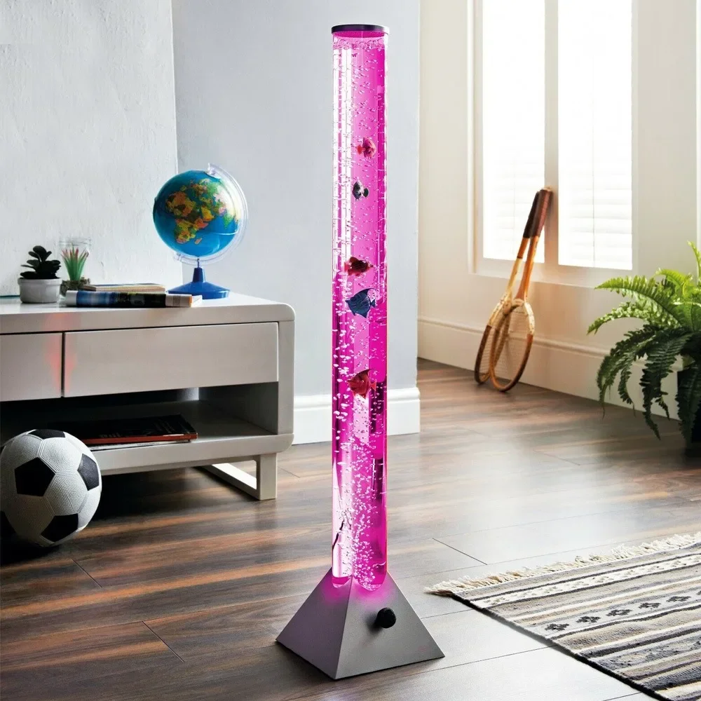 Water Column Bubble Luminous LED Atmosphere Light Bar KTV Decoration Colorful Feng Shui Fish Tank Colorful Floor Lamp