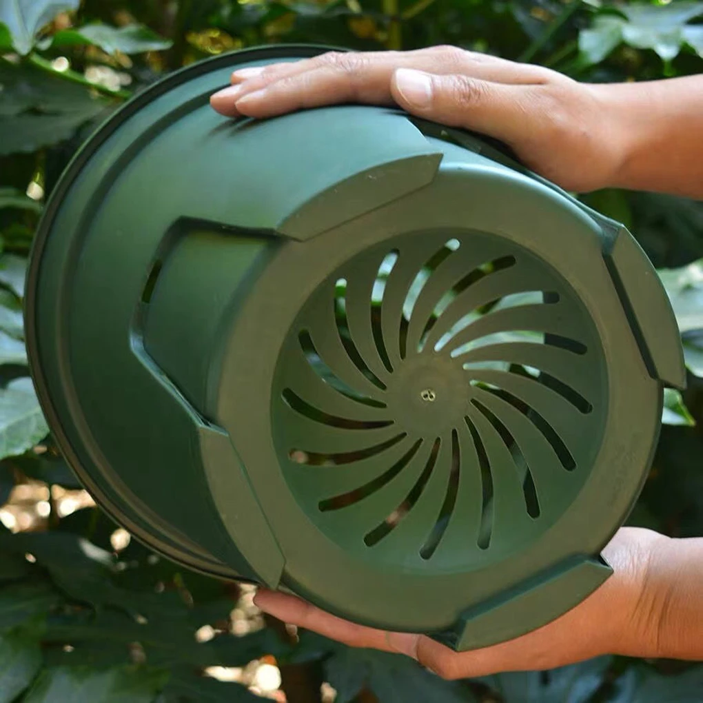 5pcs Green Wide Application Plant Pots For All Types Of Plants Breathable Plastic Flowerpot Flower Pot Single pot