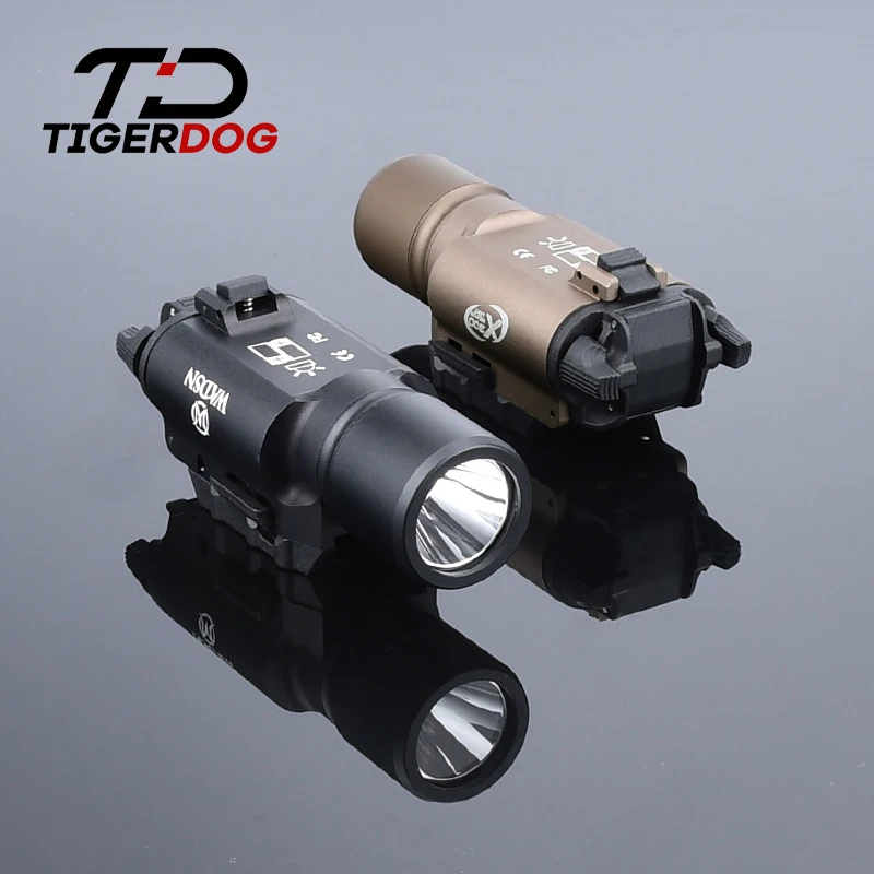 

WADSN X300 SF Scout Light Metal LED White 400LM Hunting Flashlight field Tactical Weapon Lamp Fit 20MM Picatinny Rail