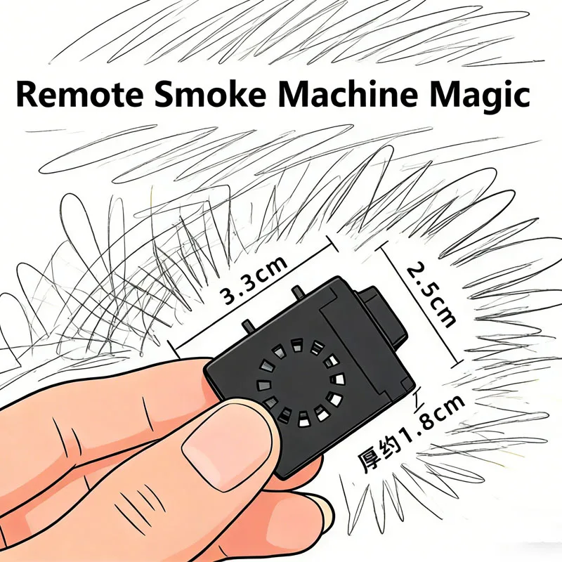 

Remote Smoke Magic Rechargeable Machine Mini Smoke Blower for Close-Up Magic Handheld Smoke Effect Magia Props
