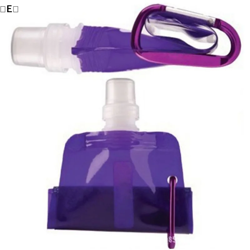 〔E〕1Pc Cups Bag Folding Plastic Collapsible Outdoor Sport Portable Water Bottle  〔Winter5〕 view 2