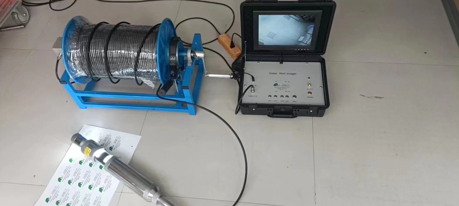 Underwater 360 Degree Rotate Deep Well Borehole Inspection tool