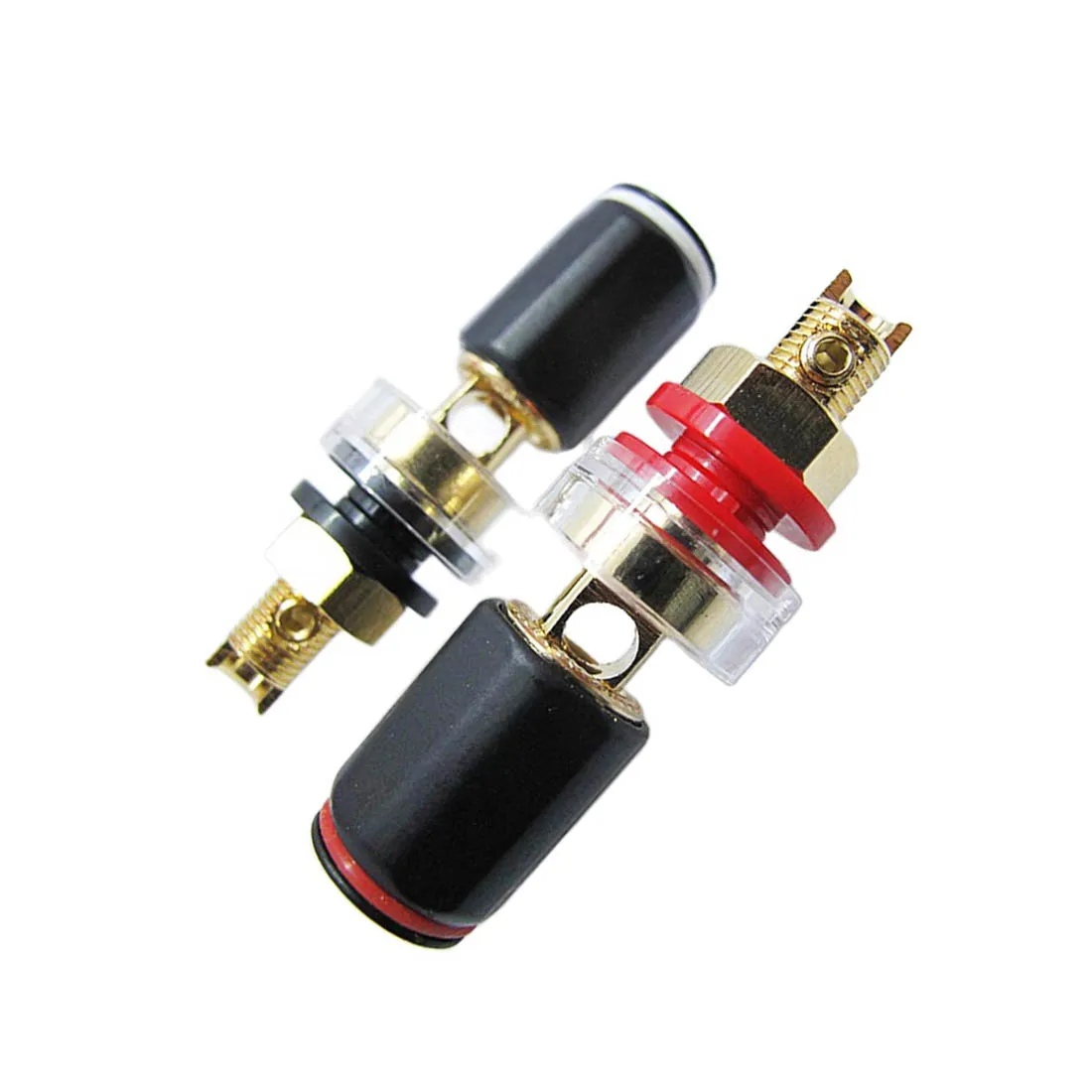 Позолоченные вилки типа «банан», 50 мм