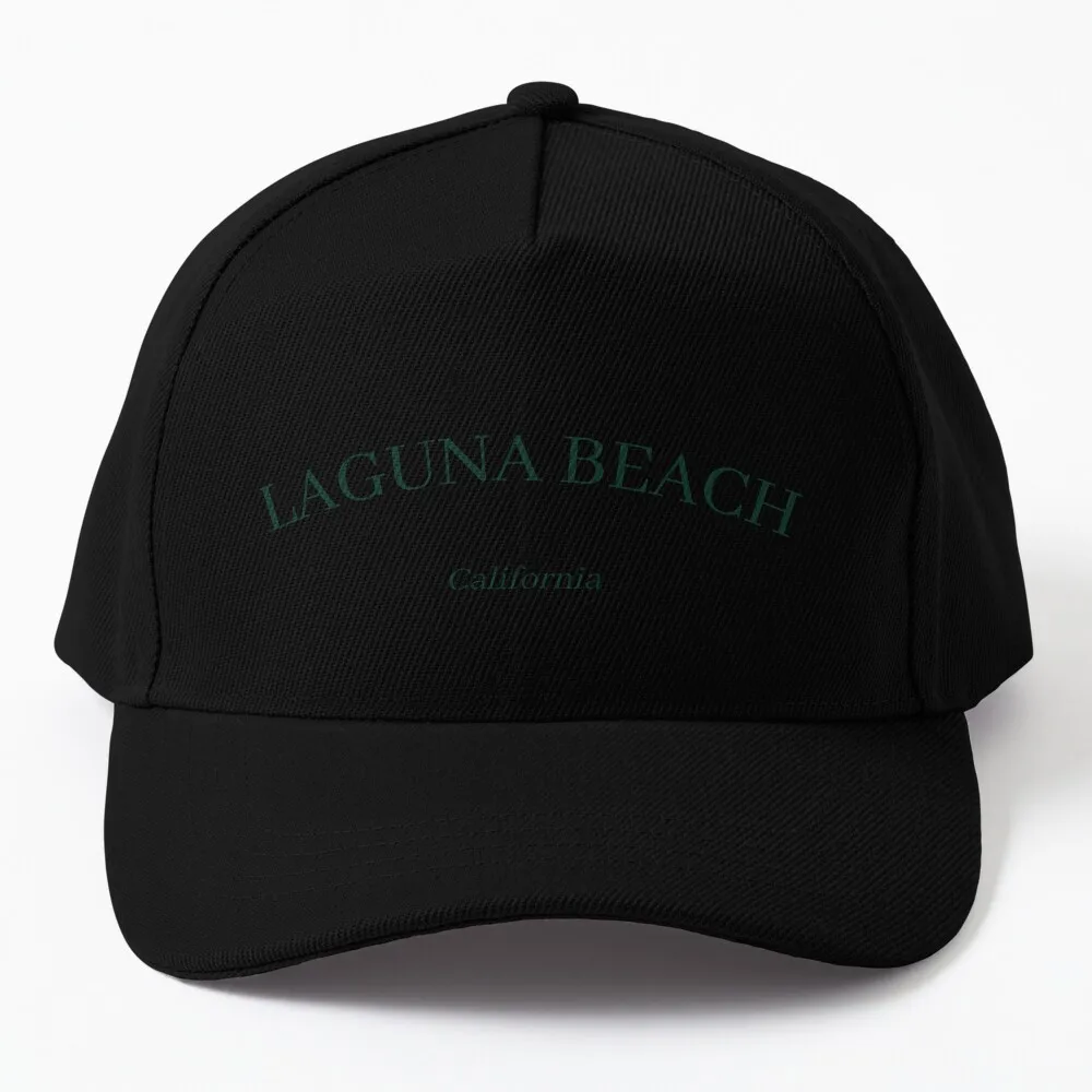 Laguna Beach California, Minimalist Design West Coast Hoodie Baseball Cap fishing hat beach hat Luxury Hat Women Hat Men's