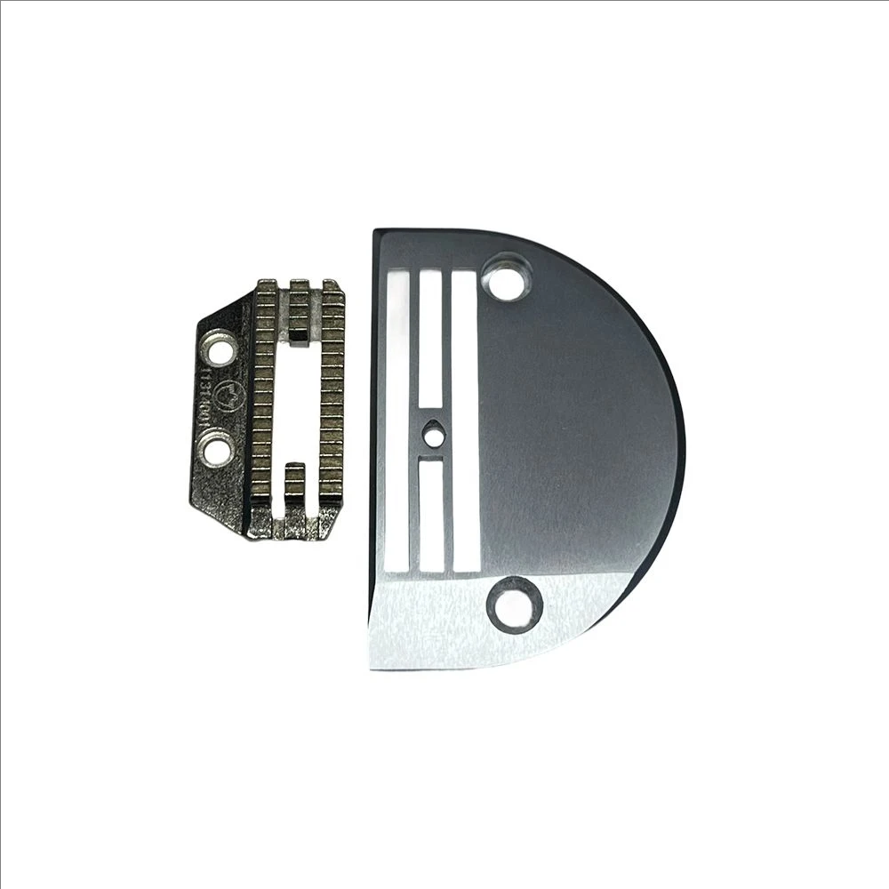Double Compensating Presser Foot Thick Needle Plate+Feed Dog For Single Needle Industrial Lockstitch Sewing Machine JUKI SINGER+