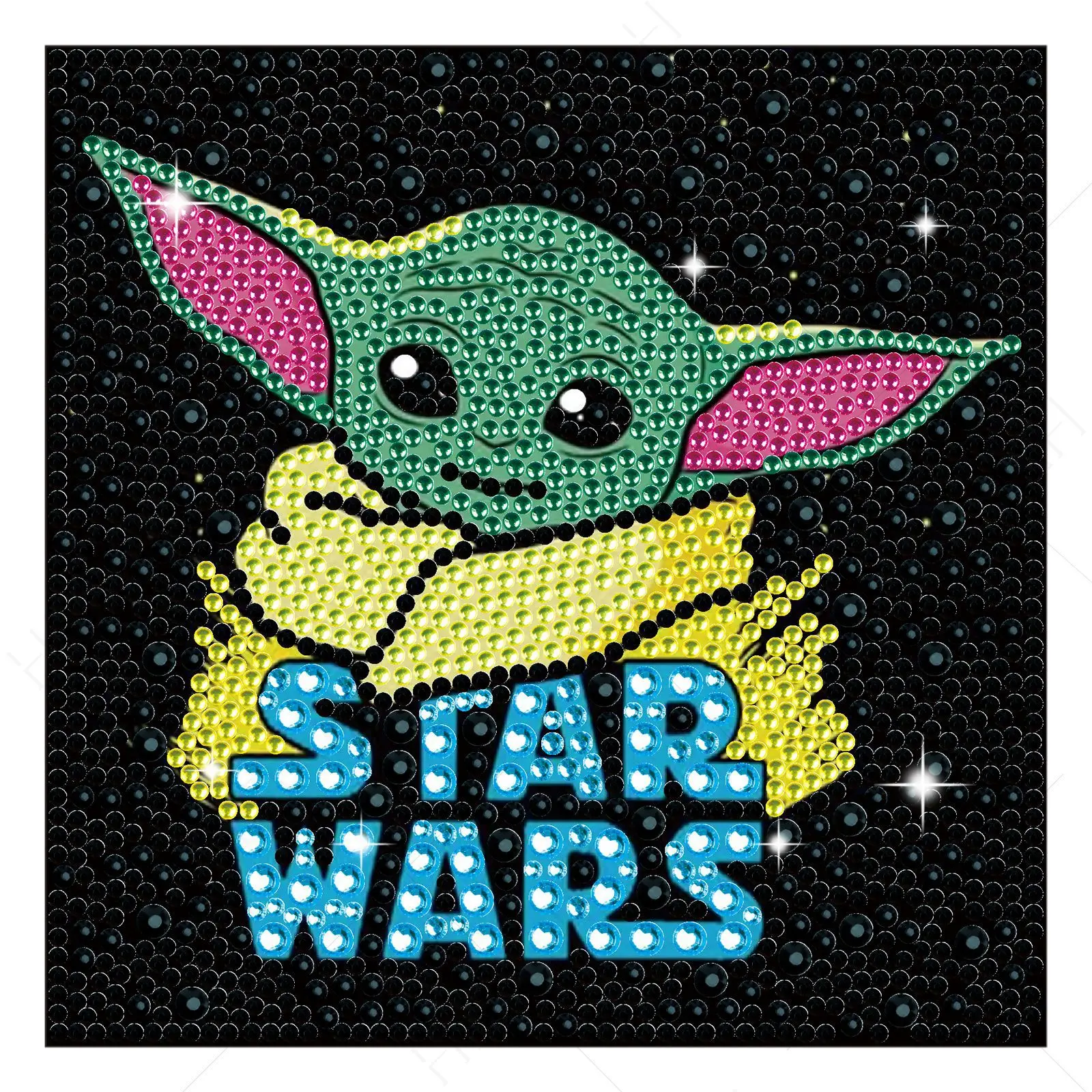 Master Yoda Cartoon Diamond Painting Anime Character Cute DIY Cartoon Figurine New Arrival Birthday Kids Gift