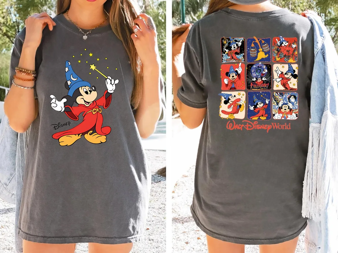 

Retro Disney Fantasia Movie Sweatshirt Comfort Colors Fantasia Sorcerer Mickey T-shirt Fantasmic Tee Disney Trip Tee