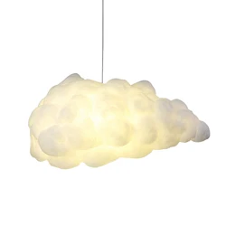 Lampe LED Suspendue en Forme de Nuage pour Décoration d'Nik, Luminaire Décoratif de Style Nordique, Idéal pour un Salon, un Restaurant ou un Enfant