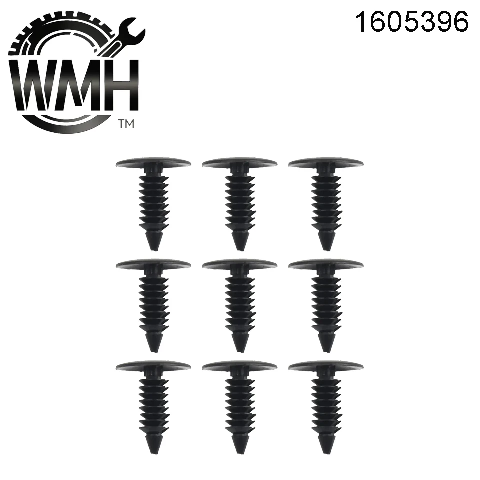 20pcs 1595864 388577S 6030441 W705589-S300 1605396 Car Fender Clips Retainers Push Pins Rivets Replace Parts Fasteners