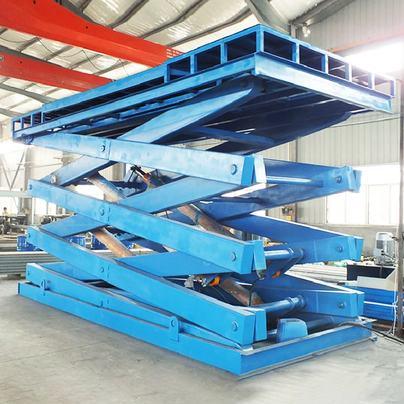 Hydraulic Fixed Scissor Lift, Small Electric Lifting Platform, Workshop Vertical Lifting Equipment for Goods