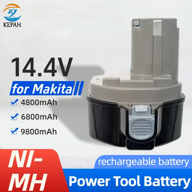 

NEW 14.4V 12800mAh NI-MH Power Tool Battery for MAKITA 14.4V Battery for Makita PA14,1422,1420 192600-1 6281D 6280D