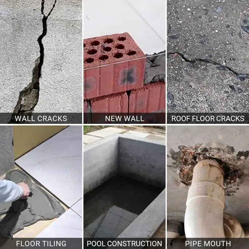 300g Floor Quick Dry Waterproof Repair Cement Crack Filling Agent Roof Waterproof Leak Repair Cement Joint Filling Glue