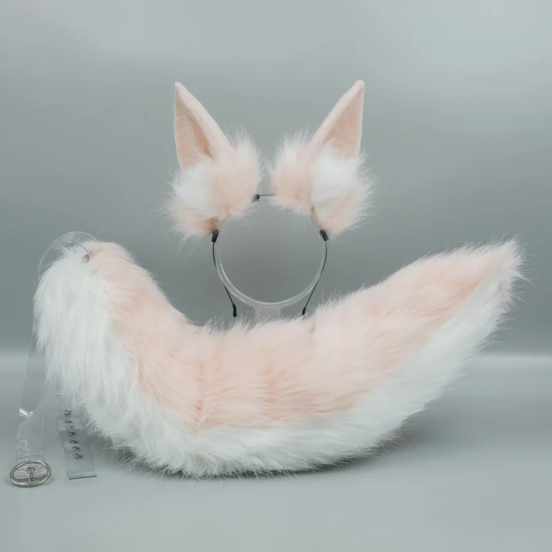 

Fox ears Cosplay anime headdress, cat ears headband, kitten ears, anime ears, dog ears, fur ears, brown fox ears and tail