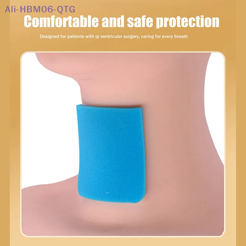 [New]1Pc Tracheostomy Dust Proof Sticker Disposable Laryngeal Mask Patch Sponge Pad For Skin Care Postoperative Care Product