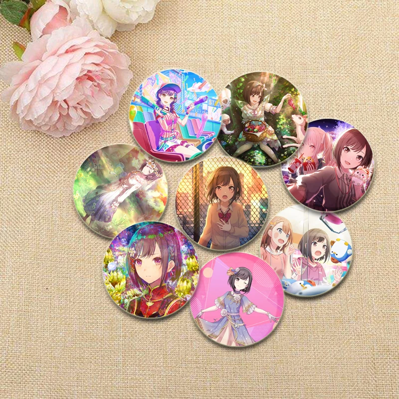 أنيمي مشروع SEKAI دبابيس Shinonome Ena الليل الكرتون شارة اليدوية زر دبابيس تأثيري تذكارية المشجعين هدية الإكسسوار