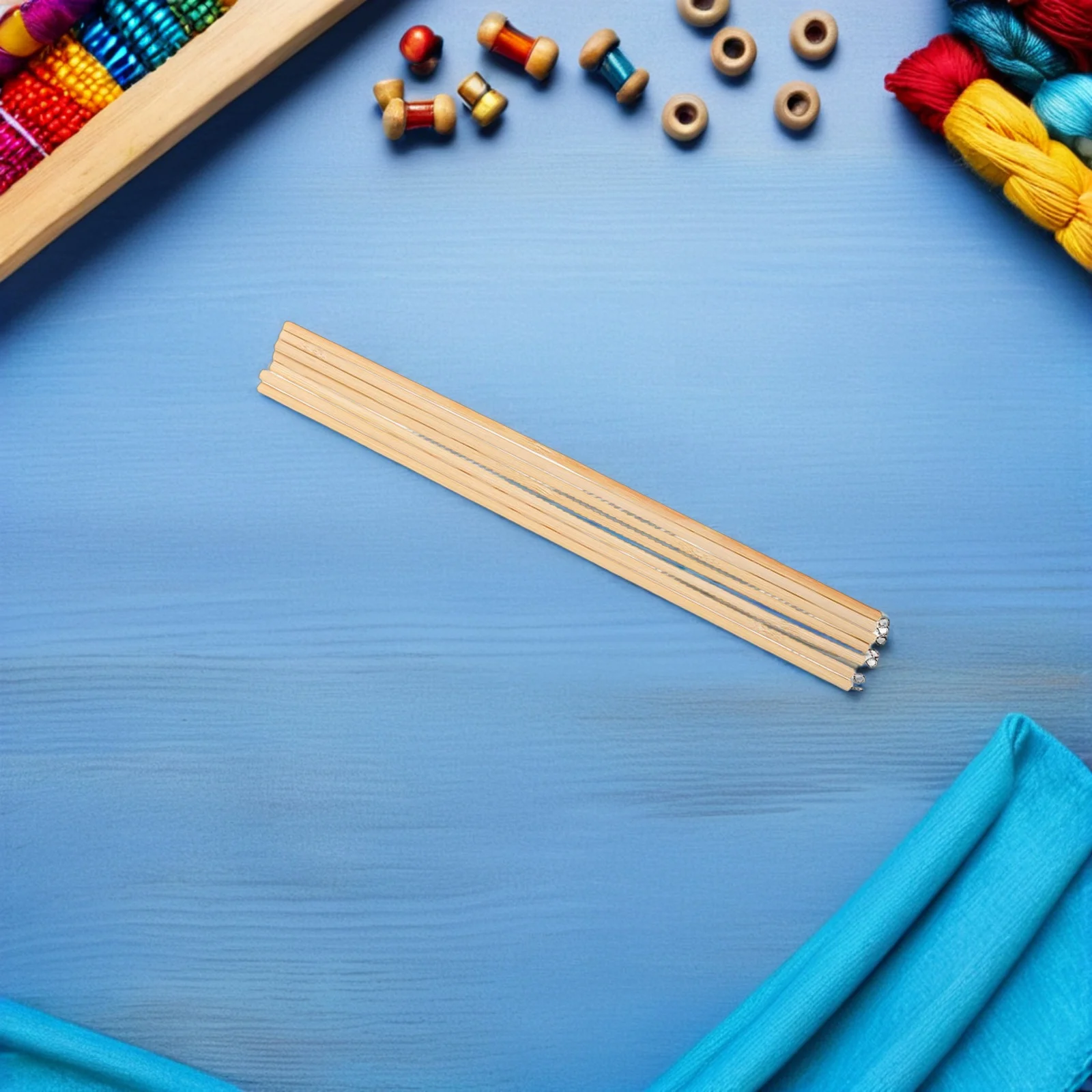 50 pçs sombra fantoche acessórios 25cm luz amarelo inacabado artesanato varas para manipulação de fantoche haste diy projetos de arte cultural