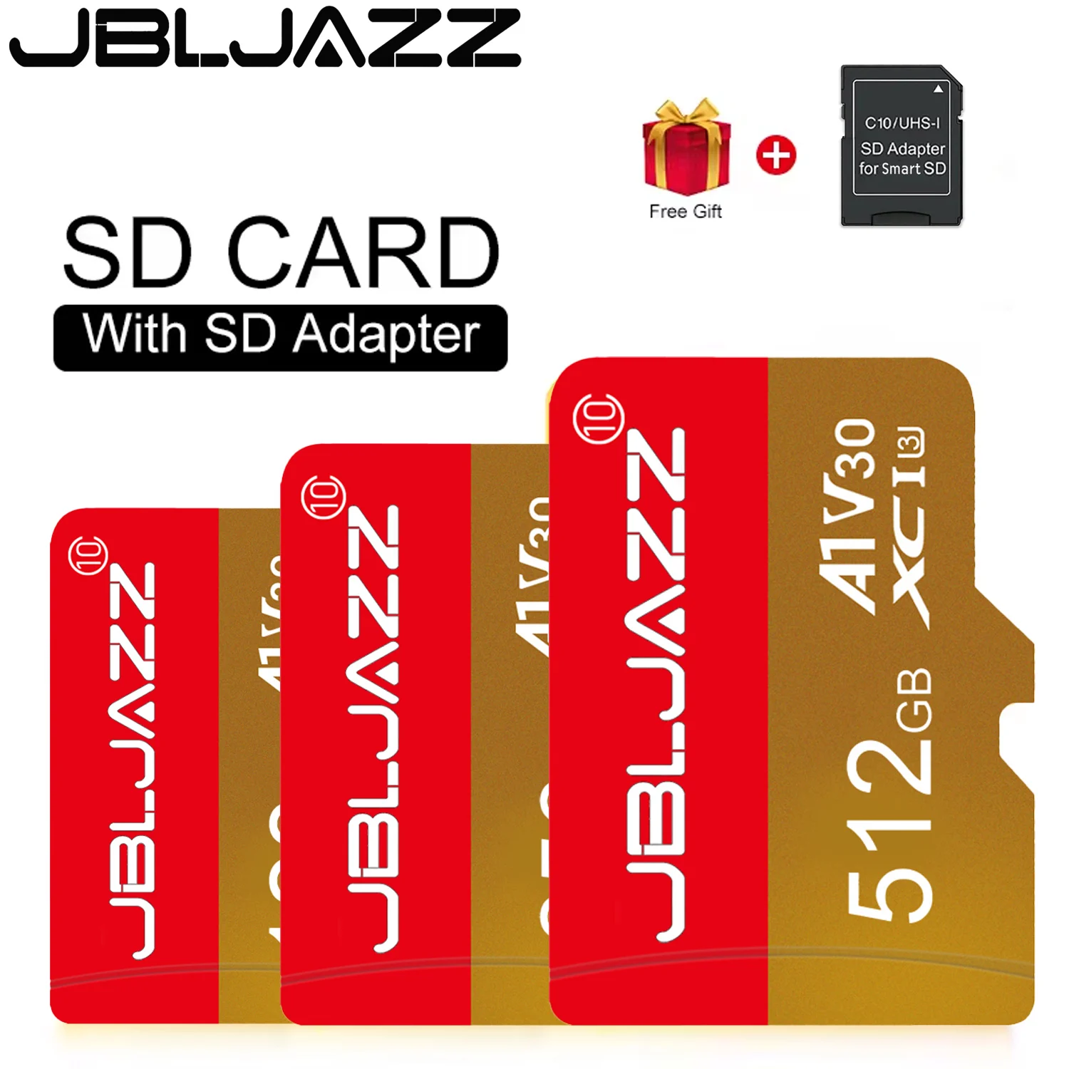 Tarjetas de Memoria Originales de 128 GB, Tarjeta Flash de Alta Velocidad de 512 GB y 256 GB, Tarjeta Micro SD U3 V30 TF para Tablet, Cámara y Teléfono Móvil