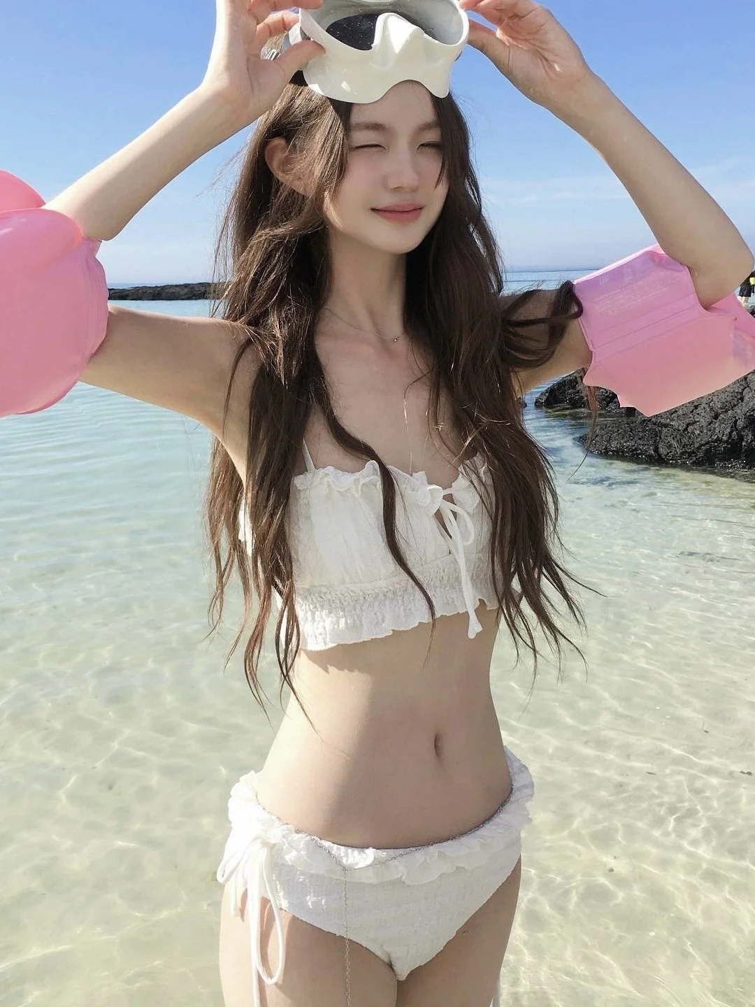 

Купальник TAKU в корейском стиле, простой, женский, для термальных источников и отпуска, с подкладкой на груди, без косточек