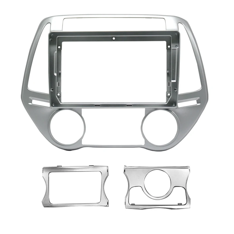 

2din Car Fascia Frame For Hyundai i20 2009 2010 2011 2012 2013 car panel 9inch Screen Radio Dask Fitting Panel Kit