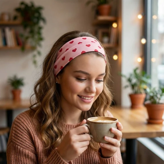 

Spring/Summer Floral Print Headband: A Stylish and Versatile Sports Headband—Wide, Stretchy Fitness and Yoga Hair Tie