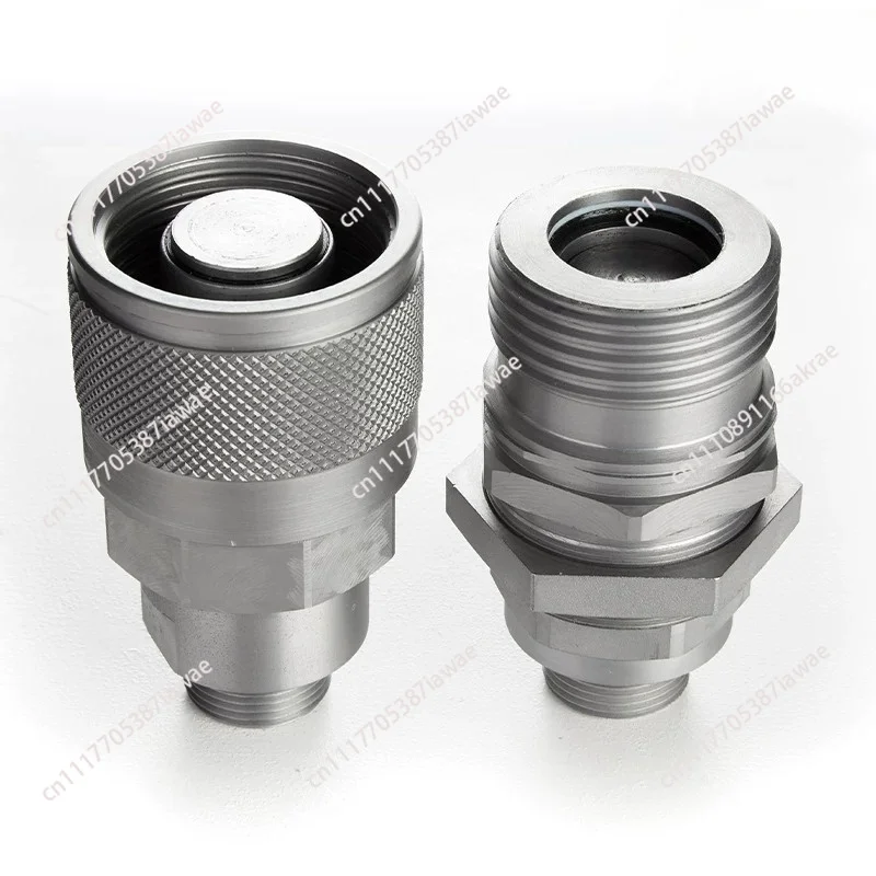 High Pressure Thread Quick Connector Axis Interchangeable Coupling for Car Construction Machinery Hydraulic Hose Fitting