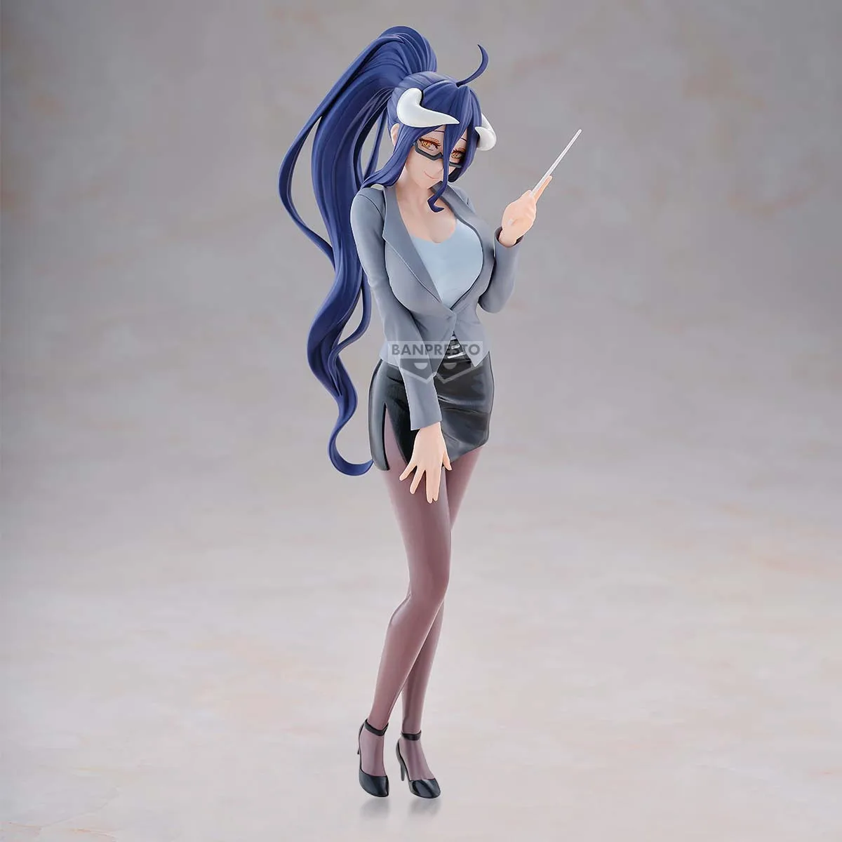 Original BANPRESTO OVERLORD IF Albedo Teacher Style Ver Anime Figure Toys PVC Model Collection Action Figurine Doll Gift